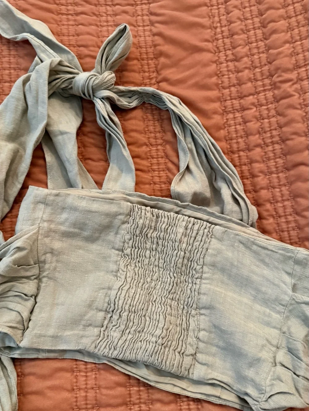 🤎Zara Linen halter top and pants